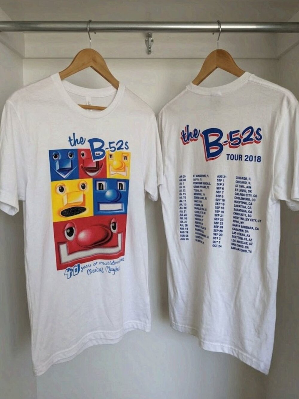 The B-52's Summer Tour 2026 T-Shirt Reprint